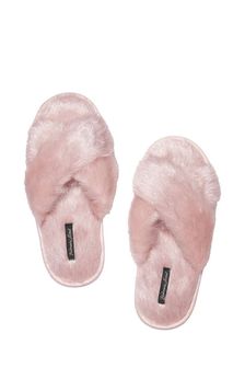 Victoria's Secret Criss Cross Faux Fur Slippers (P78957) | 45 €