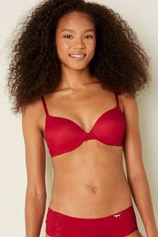 Victoria's Secret PINK Red Pepper Smooth Lightly Lined T-Shirt Bra (P80309) | ￥2,860