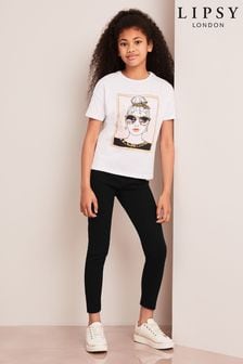 Lipsy White T-Shirt And Leggings Set (P82295) | INR 3,087 - INR 3,749