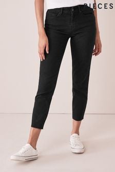 PIECES Black Straight Leg Jeans (P82394) | €15