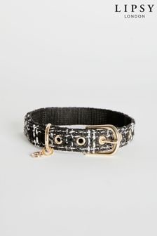 Lipsy Black Print Boucle Dog Collar (P82569) | ￥1,840 - ￥2,760