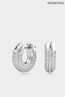 Swarovski Silver White Crystal Gold-Tone Plated Hoop Earrings (P82584) | €110