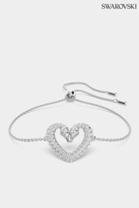 Swarovski Silver Crystal Heart Bracelet (P82599) | 155 €