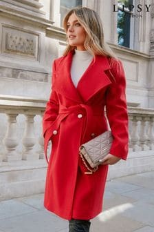 Красный - Lipsy пальто в стиле милитари (P82639) | €101