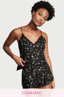 Victoria's Secret Black Star Print Modal Cami Set (P83399) | €17