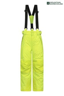 Цвет лайм - Детские лыжные брюки Mountain Warehouse Falcon Extreme (P83586) | €88