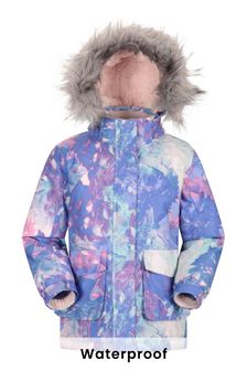 Mountain Warehouse Lilac Ranger II Waterproof Kids Parka Jacket (P83602) | €71