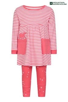 Mountain Warehouse Pink Baby Long Sleeve Dress Set (P83651) | ₪ 93
