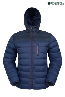 Синий - Мужская дутая куртка Mountain Warehouse Link (P83720) | €112