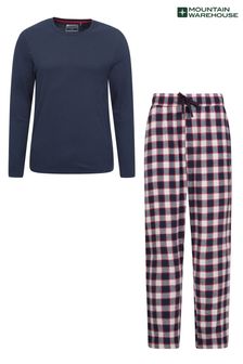 Mountain Warehouse Blue Mens Flannel Pyjama Set (P84066) | ₪ 102