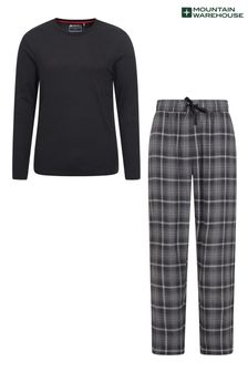 Mountain Warehouse Black Mens Flannel Pyjama Set (P84067) | ₪ 102
