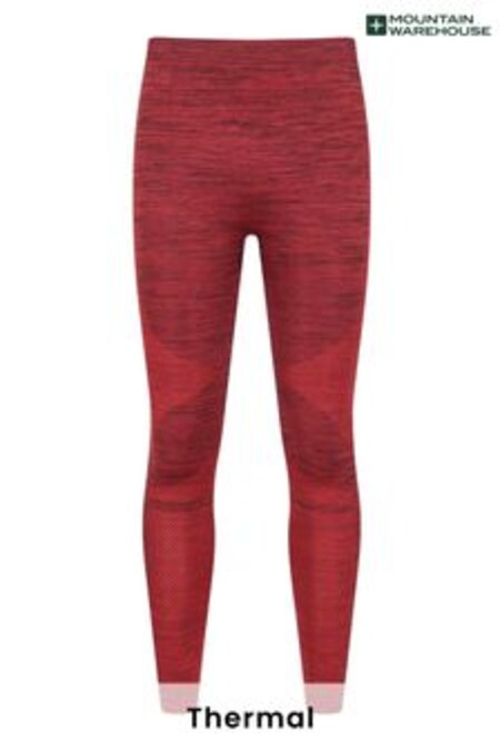 Mountain Warehouse Red Slalom Mens Seamless Thermal Pants (P84088) | €30