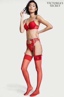 Victoria's Secret Crystal Logo Thigh-High Stockings (P84152) | €22.50