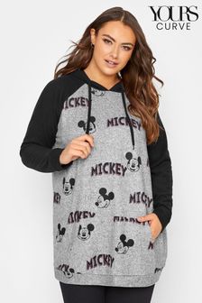 Yours Curve Black Mickey All Over Print Sweatshirt (P84400) | 54 €