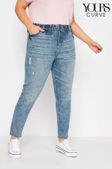 Yours Curve Mom-Jeans mit elastischer Taille (P84469) | 51 €