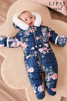 Lipsy Navy Baby Snowsuit (P85312) | INR 5,292 - INR 5,513