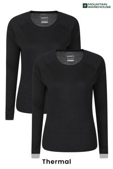 Mountain Warehouse Black Talus Womens Thermal Top Multipack (P85594) | ₪ 149