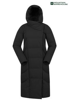 Mountain Warehouse Black Cosy Wrap Womens Down Jacket (P85793) | €299