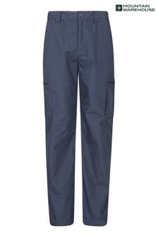 Albastru - Pantaloni de drumeție pentru bărbați Mountain Warehouse II (P85873) | 167 LEI