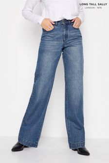 Long Tall Sally Blue Wide Leg Jean (P85951) | $82