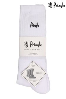 Pringle White 3pk Sport Sock (P86031) | ₪ 38