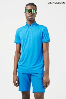 J.Lindeberg Blue Regular Fit Golf Polo Shirt (P86312) | ₪ 248