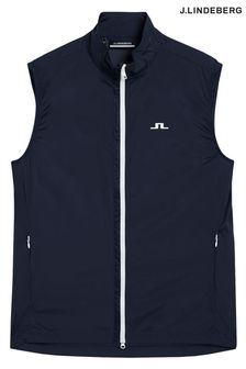 J.Lindeberg Navy Ash Light Packable Golf Vest (P86320) | 146 €