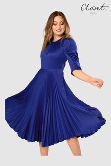 Closet Blue London Pleated Skirt Dress (P86507) | €59