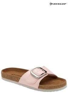 Dunlop Pink Ladies Buckle Mule Sandals (P86568) | ₪ 140