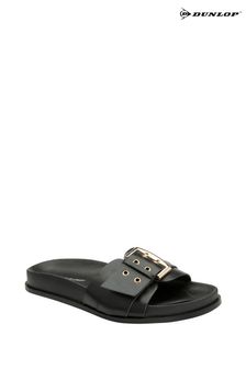 Dunlop Black Ladies Buckle Mule Slider (P86793) | €22.50