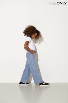 ONLY KIDS Blue Wide Leg Cropped Jeans (P87652) | €25