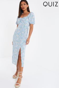 Платье миди с цветочным принтом и разрезом спереди Quiz (P87876) | €20