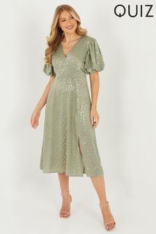 Women s Quiz Puff Sleeve Wedding Guest Dresses Brandedfashion