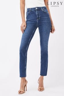 Blauw - Lipsy - Megan - Jeans met rechte pijpen (P87973) | €18