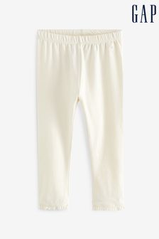Gap Cream Organic Cotton Ruffle Leggings (P89247) | €7