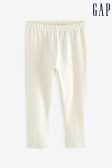 Gap Cream Organic Cotton Ruffle Leggings (P89247) | €3.50