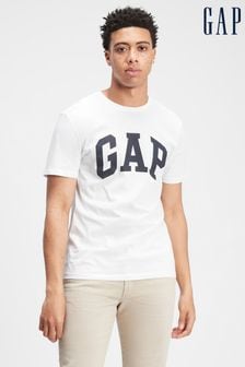 Gap White Logo Short Sleeve Crew Neck T-Shirt (P89305) | 25 €
