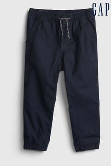 Gap Navy Blue Everyday Cuffed Chino Pull On Joggers (P89350) | €24