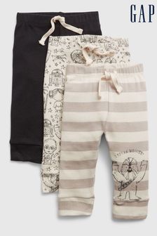 Gap Beige Star Wars Organic Cotton Pull On Trousers 3-Pack (P89473) | 37 €