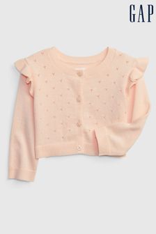Gap Fading Peach Baby Cotton Cardigan (P89501) | €18.50