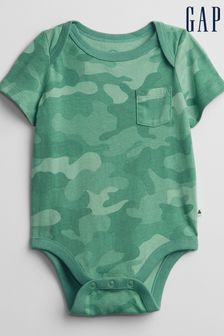 Gap Mineral Green Baby Pocket Bodysuit (P89524) | €10