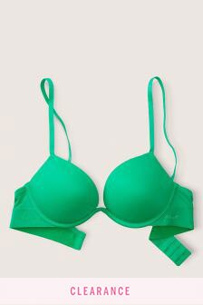 pink and green bra