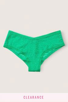 Victoria's Secret PINK Electric Green Lace Logo Cheeky Knickers (P89813) | €10