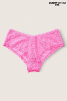 Victoria's Secret PINK Surfer Pink Lace Logo Cheeky Knicker (P89814) | 12 €