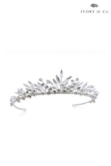 Ivory & Co Silver Ariella Silver Crystal Ice Queen Tiara (P90020) | €48