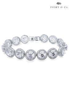 Ivory & Co Hampton Rhodium Crystal Elegant Bracelet (P90031) | MYR 480