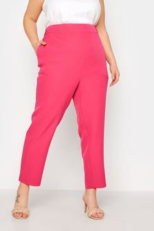 Yours Curve Pink Hazel Taper Trouser (P90195) | €15