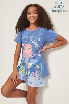 Harry Bear Blue Mermaid Wish Upon a Star Pyjamas (P90744) | €18.50