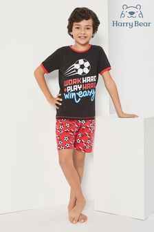 Harry Bear Black Football Printed Pyjamas (P90776) | 17 €