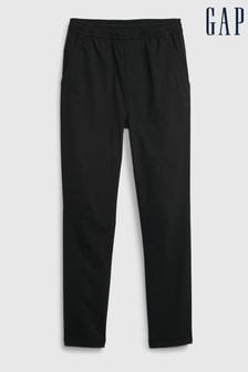 Черный - Детские брюки с эластичным поясом Gap (4-13 лет) (P91198) | €33